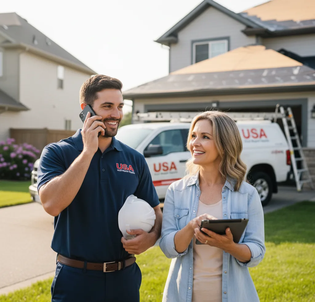 USA Roof Repair Experts customer support in West Fargo